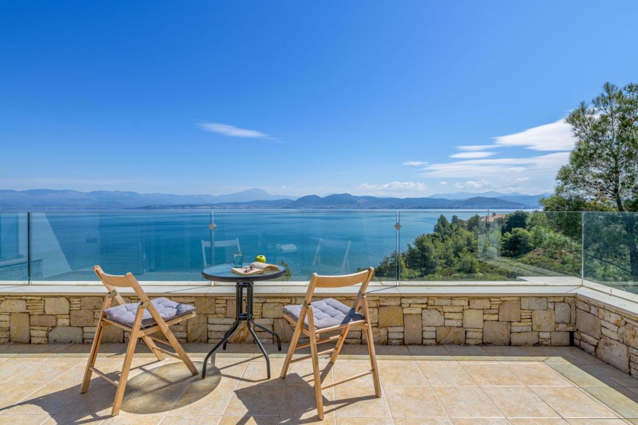 Crystal Beach Villa Chalkida Ngoại thất bức ảnh