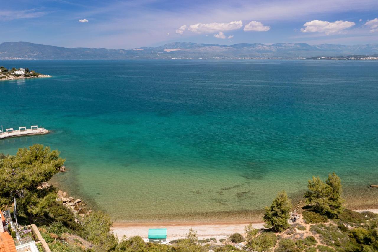 Crystal Beach Villa Chalkida Ngoại thất bức ảnh