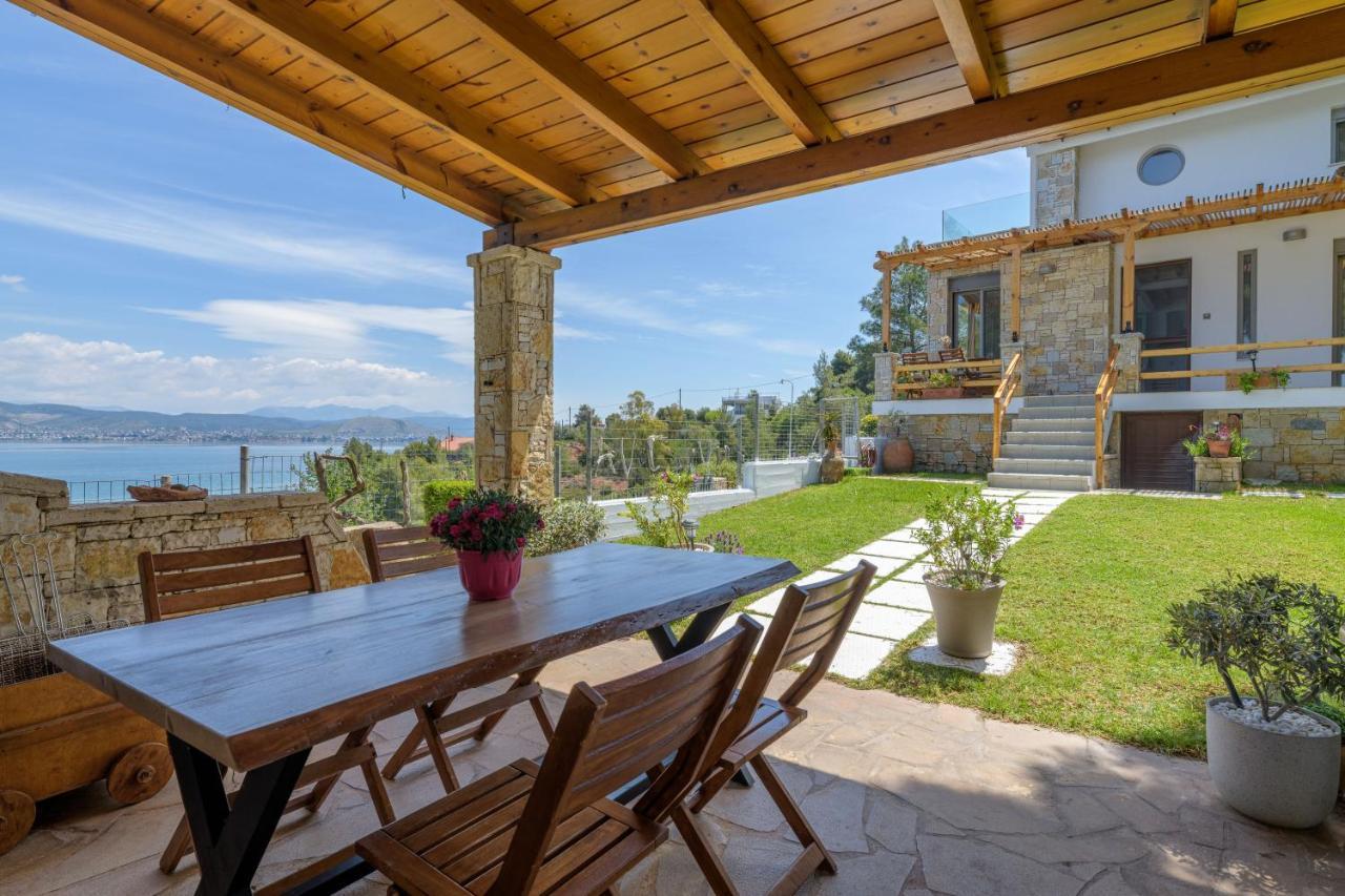 Crystal Beach Villa Chalkida Ngoại thất bức ảnh