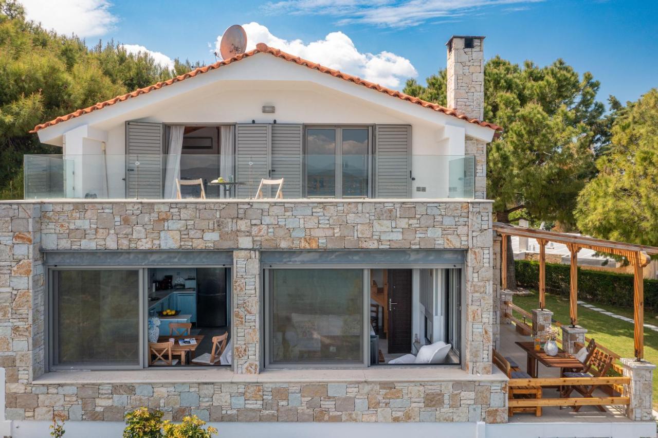 Crystal Beach Villa Chalkida Ngoại thất bức ảnh