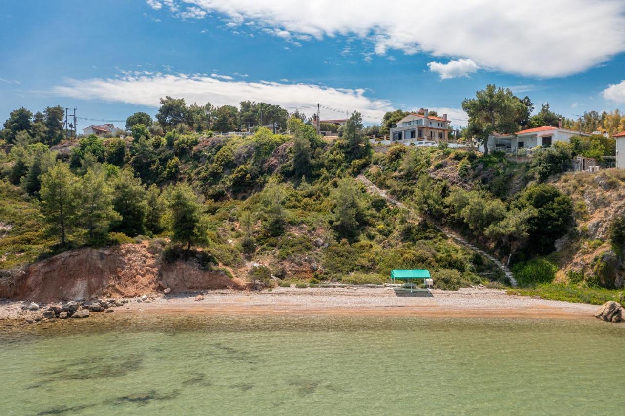 Crystal Beach Villa Chalkida Ngoại thất bức ảnh