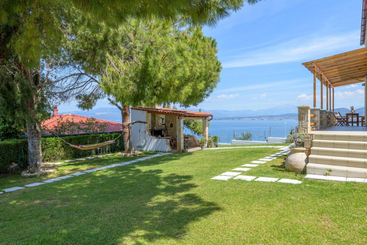 Crystal Beach Villa Chalkida Ngoại thất bức ảnh