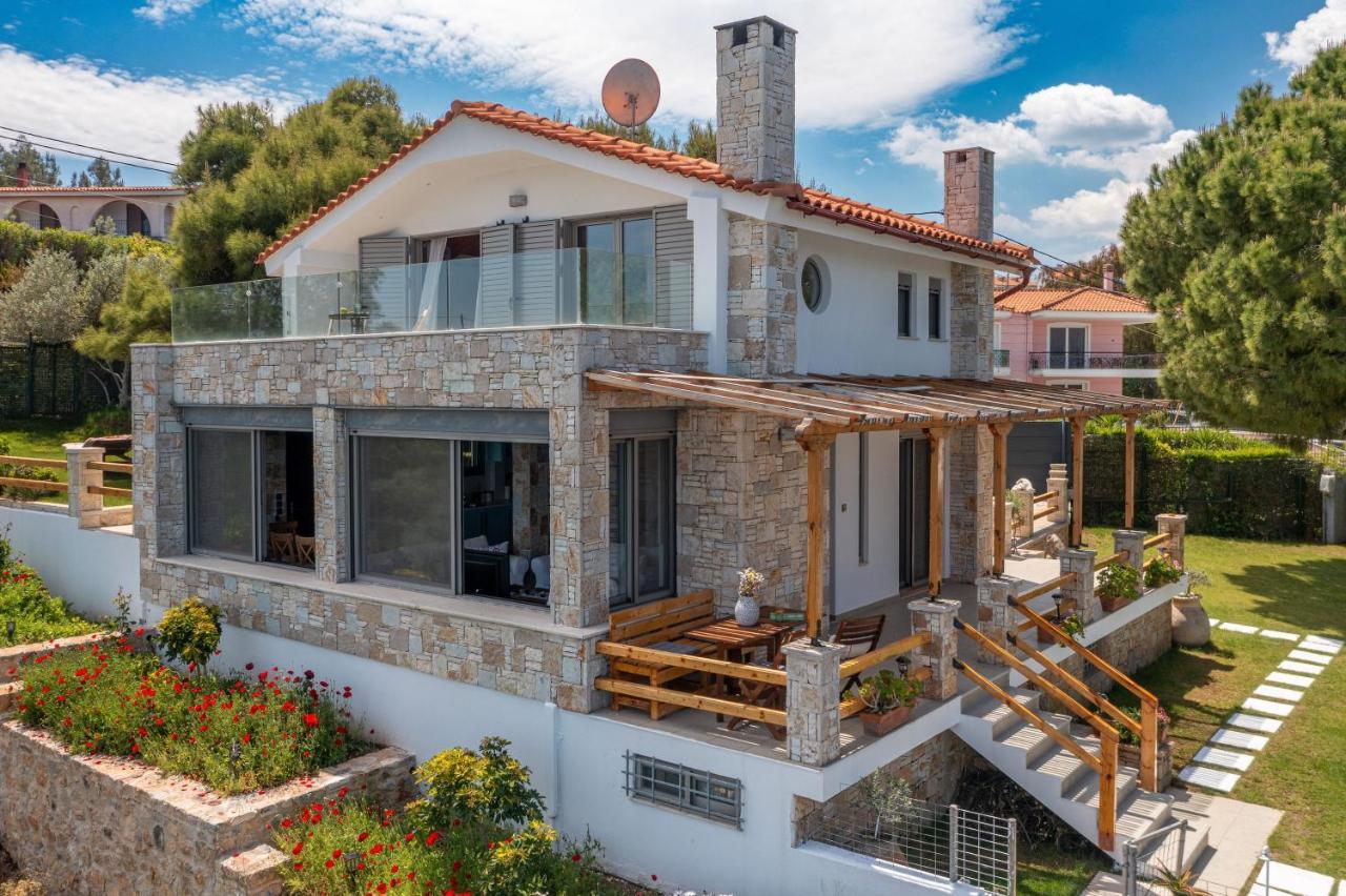 Crystal Beach Villa Chalkida Ngoại thất bức ảnh