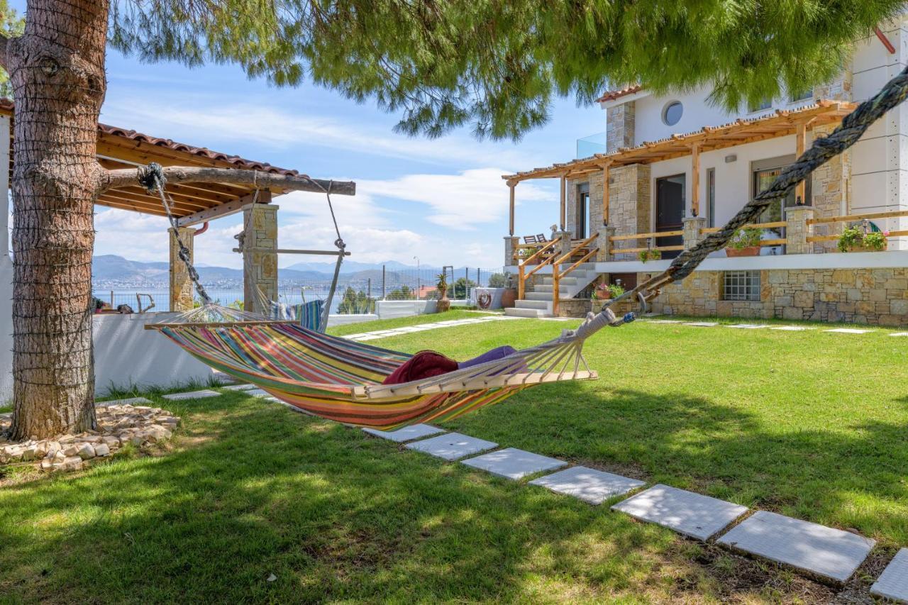 Crystal Beach Villa Chalkida Ngoại thất bức ảnh