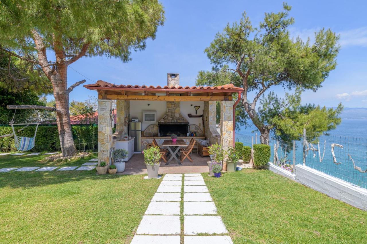 Crystal Beach Villa Chalkida Ngoại thất bức ảnh