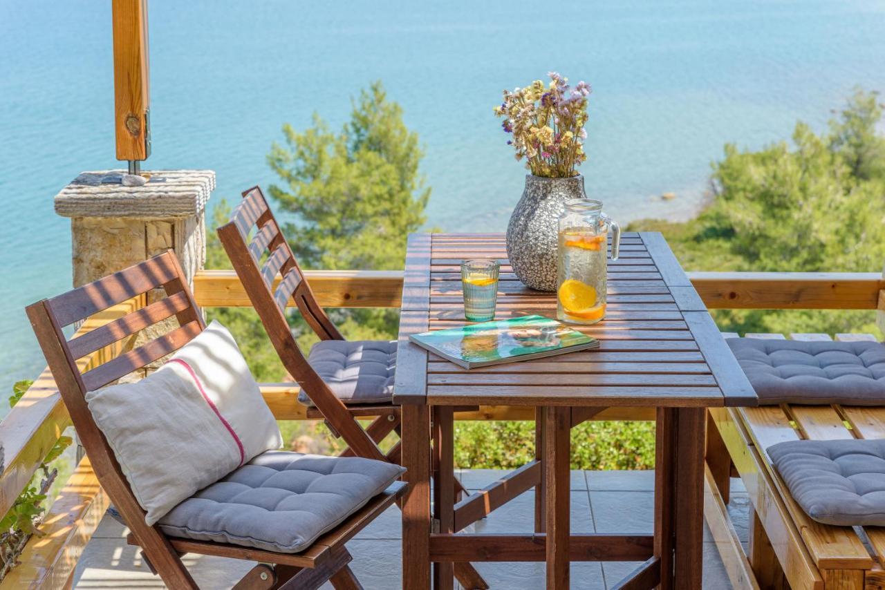 Crystal Beach Villa Chalkida Ngoại thất bức ảnh