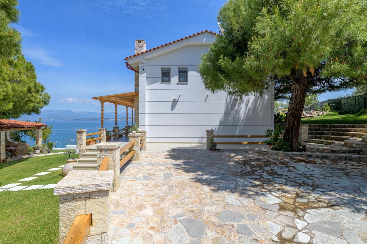 Crystal Beach Villa Chalkida Ngoại thất bức ảnh