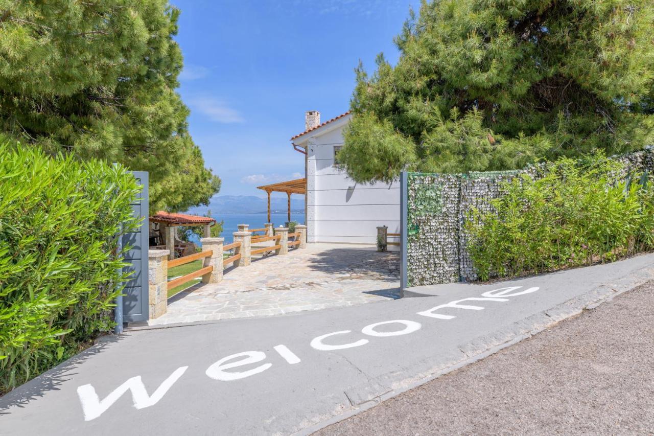 Crystal Beach Villa Chalkida Ngoại thất bức ảnh