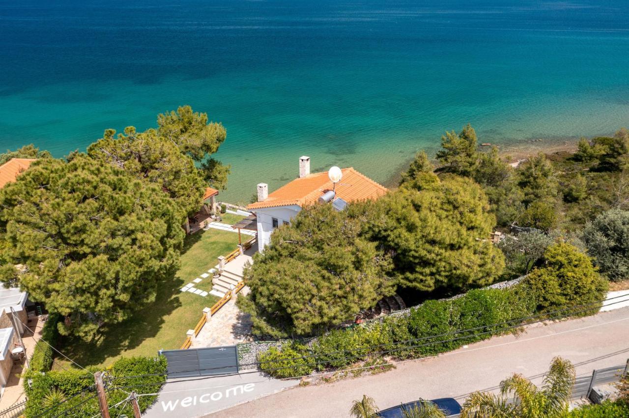 Crystal Beach Villa Chalkida Ngoại thất bức ảnh