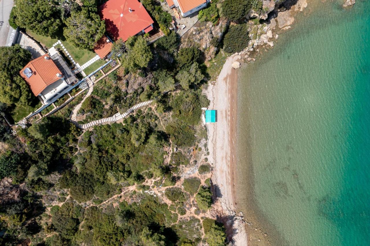 Crystal Beach Villa Chalkida Ngoại thất bức ảnh