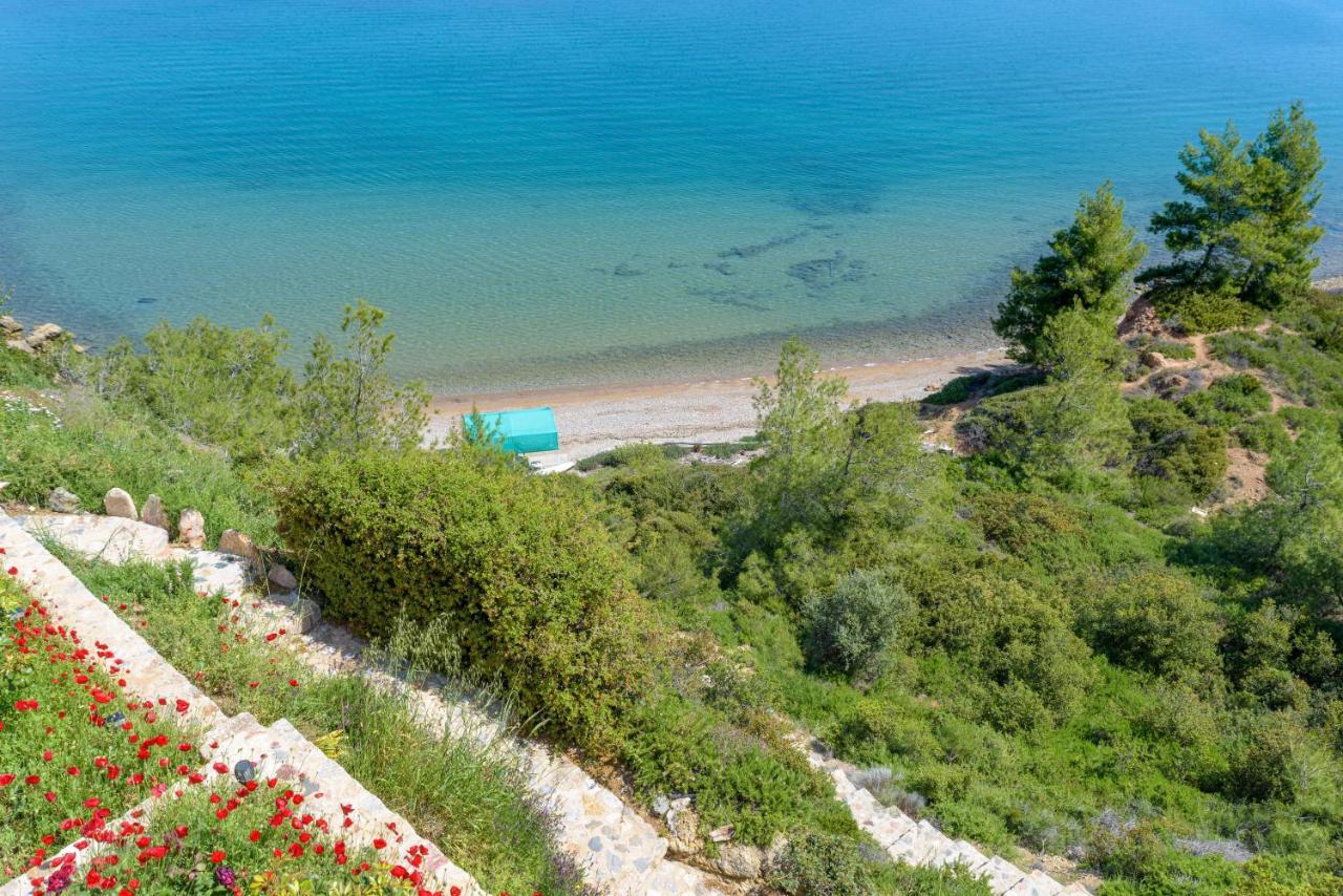 Crystal Beach Villa Chalkida Ngoại thất bức ảnh